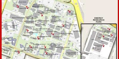 Bản đồ của đại học Houston