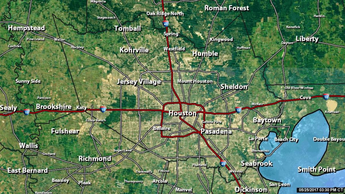 radar bản đồ Houston