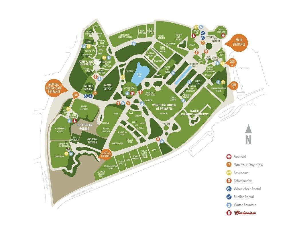 bản đồ của Houston thú