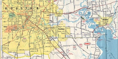 Houston trên bản đồ