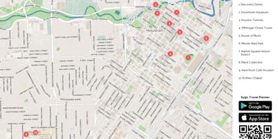 Houston bản đồ du lịch