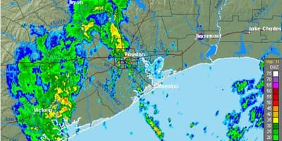 Mưa bản đồ Houston
