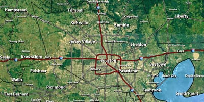 Radar bản đồ Houston