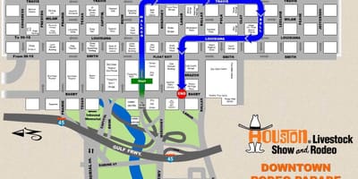 Bản đồ của Houston Rodeo