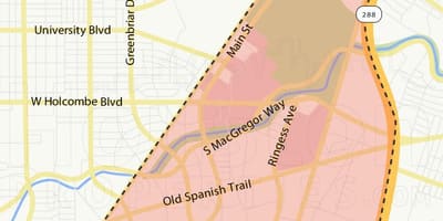 Bản đồ của texas trung tâm y tế