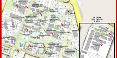Bản đồ của đại học Houston