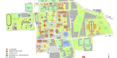 Trường đại học của Houston bản đồ